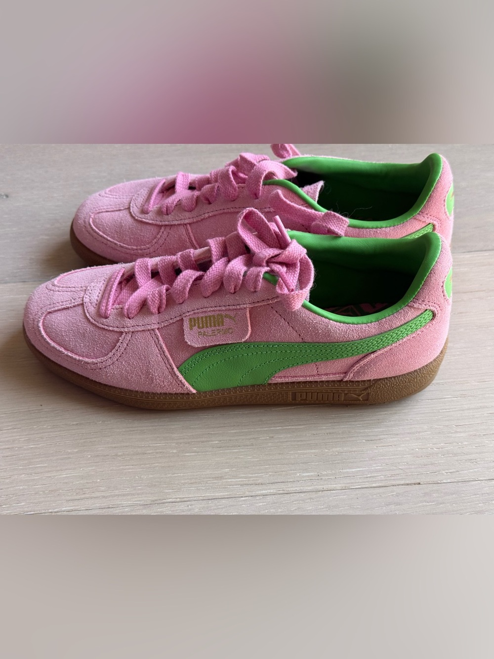 Puma Palermo Sneaker Pink Delight Puma Green - Women’s Size 9
